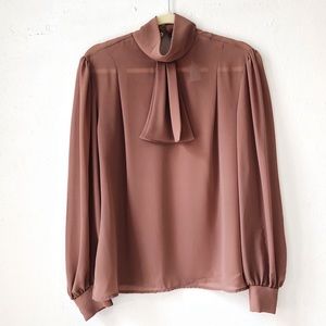 Better Blouse + shirt long sleeve blouse pussy bow